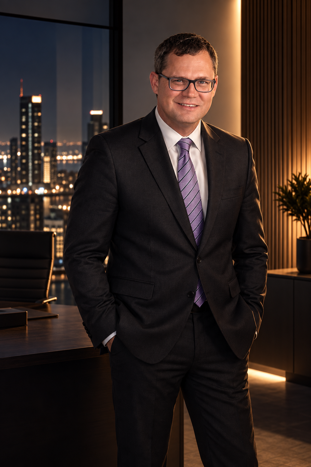 Portrait of Robert W. Hernquist, trial attorney